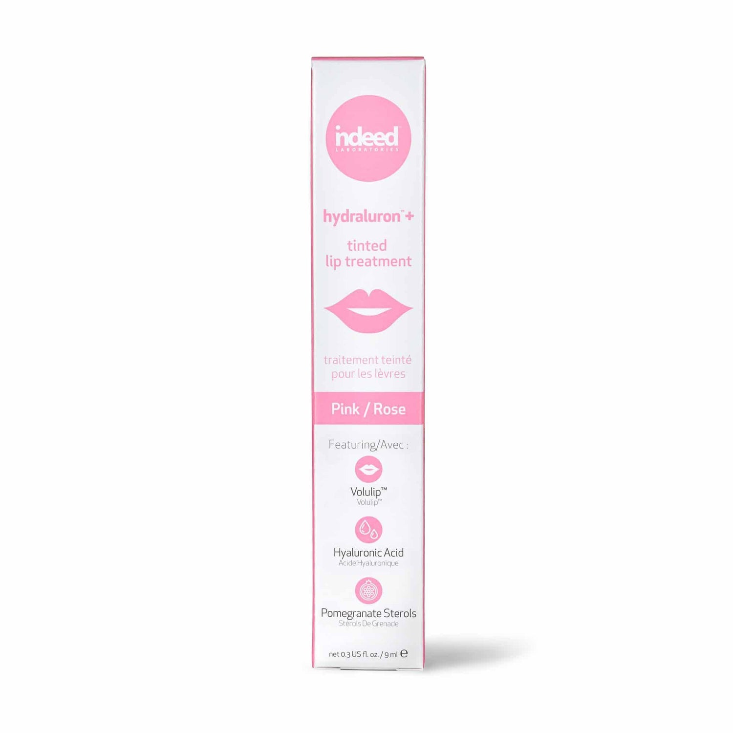 hydraluron+™ tinted lip treatment - pink - Indeed laboratories