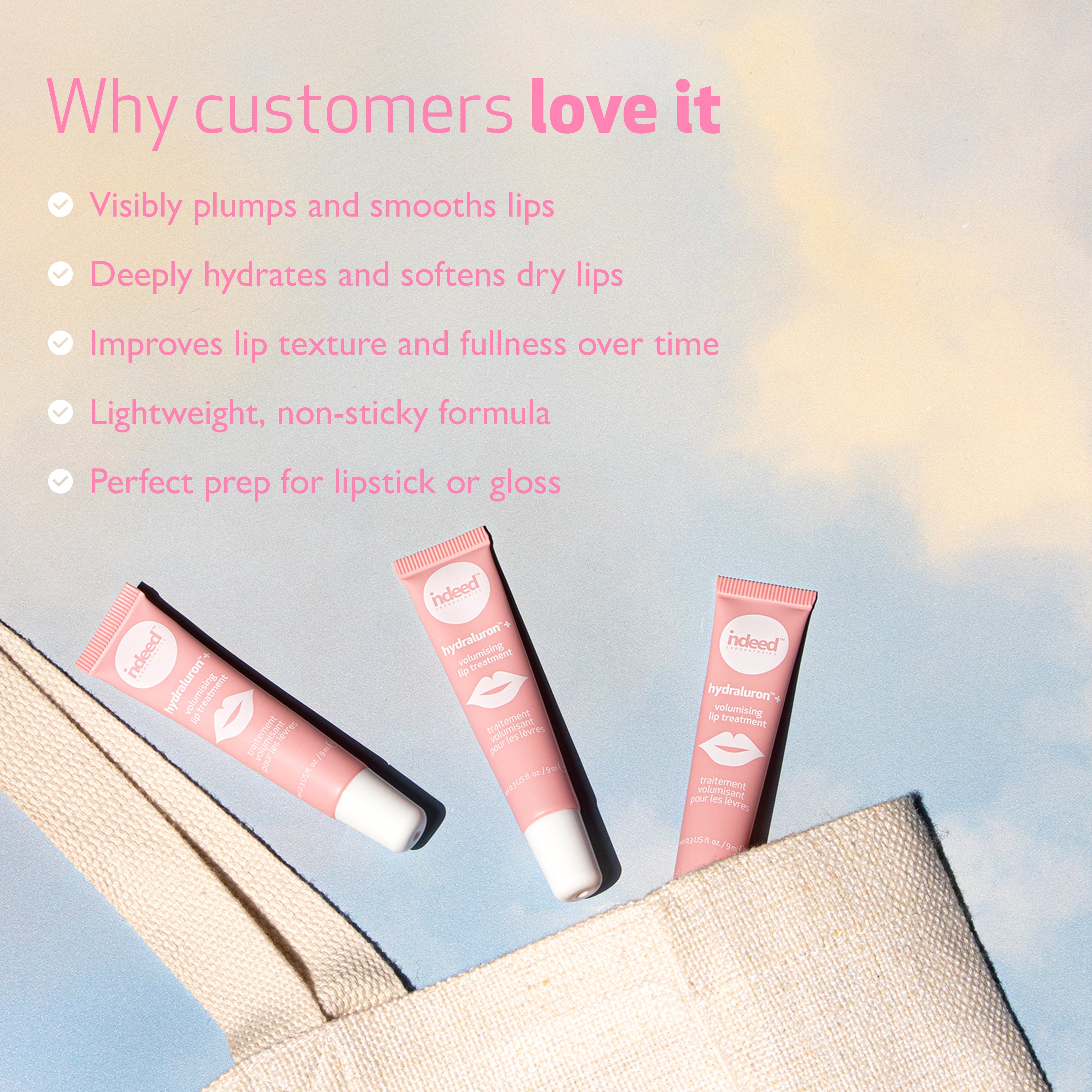 Hydraluron®+ Lip Treatment -Plumping Lip Treatment for Hydrated