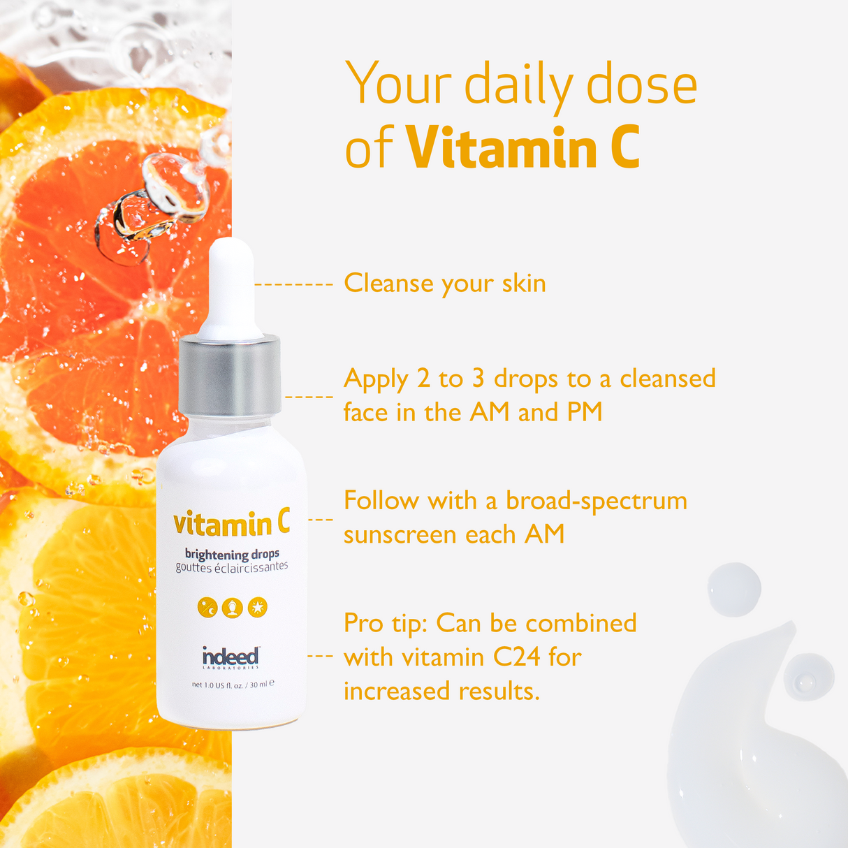 vitamin C brightening drops