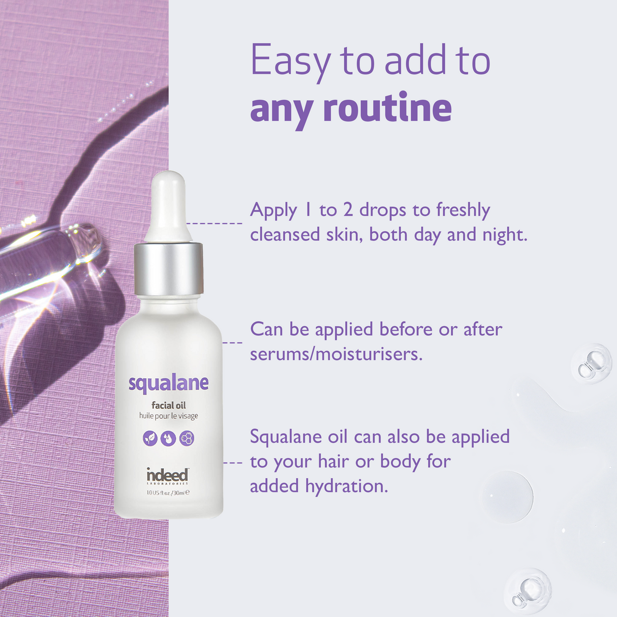 squalane lightweight facial oil