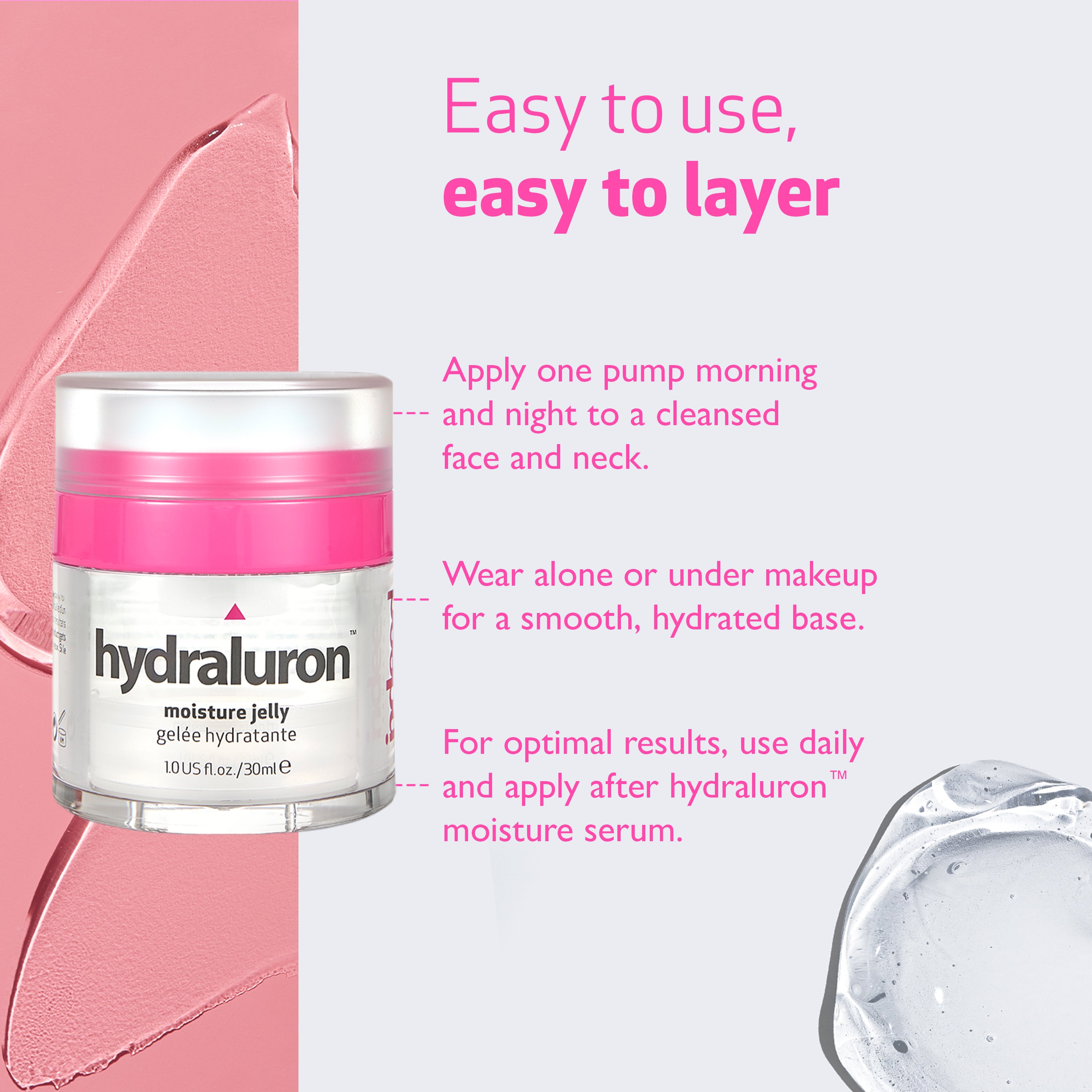 Hydraluron Moisture Jelly - Hydrating Gel Moisturizer with