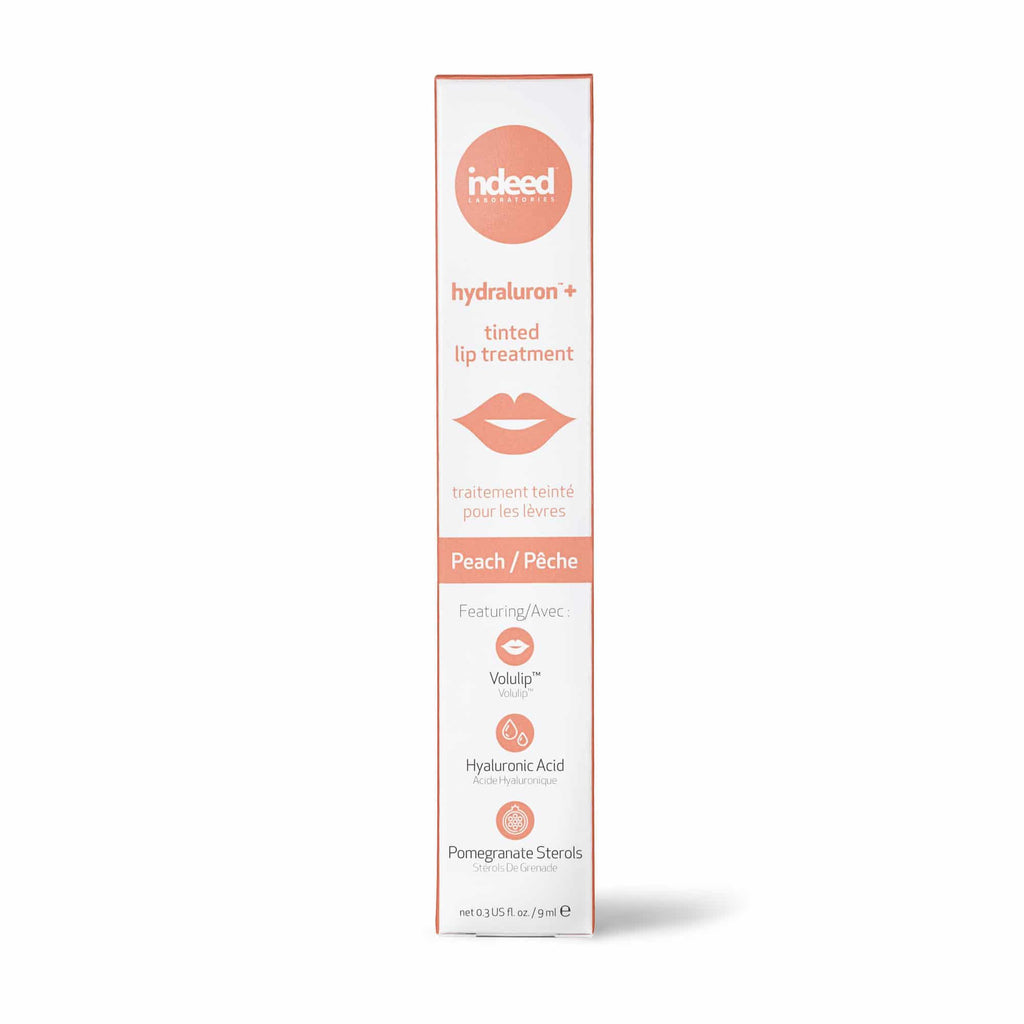 hydraluron+® tinted lip treatment - peach - Indeed laboratories