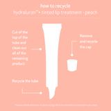 hydraluron+™ tinted lip treatment - peach - Indeed laboratories