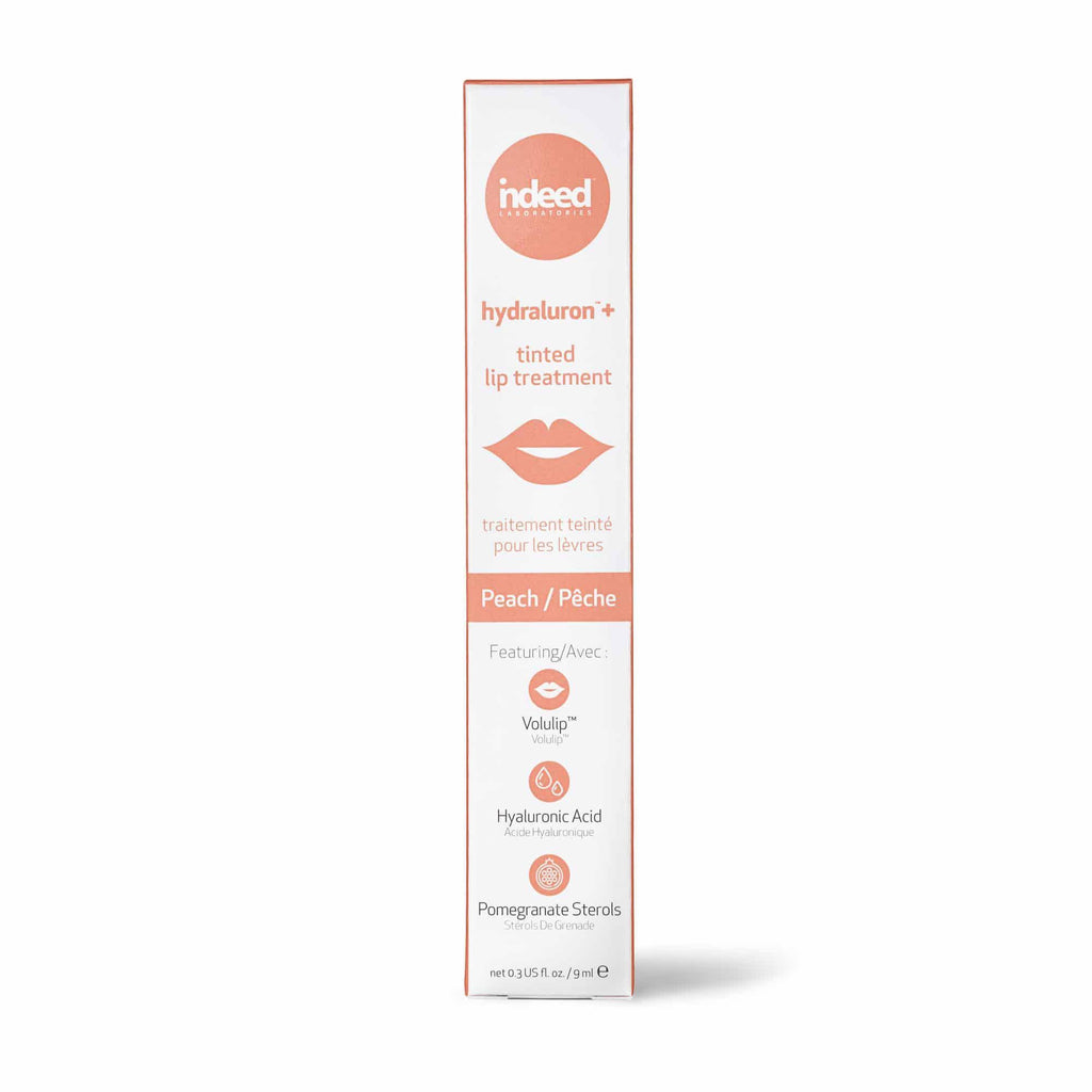 hydraluron+™ tinted lip treatment - peach - Indeed laboratories