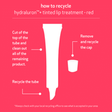 hydraluron+™ tinted lip treatment - red - Indeed laboratories